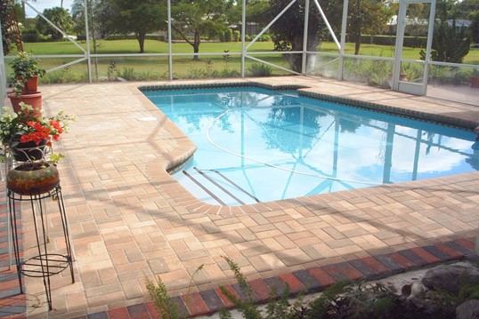 A new pool deck