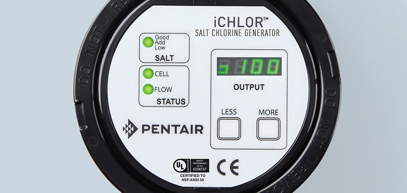 Pentair iChlor salt chlorine generator